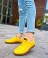 Shoecide Sho157 Bağcıklı Rahat Taban Ckt Retro Erkek Ayakkabı Sarı