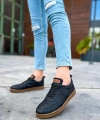 Shoecide Sho157 - Ckt Retro Erkek Ayakkabı Sıyah