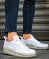 Shoecide Sho181 Rrt İpekyol  Erkek Ayakkabı Beyaz / Kırmızı