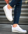 Shoecide Sho181 Rrt İpekyol  Erkek Ayakkabı Beyaz / Kırmızı