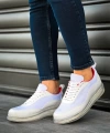 Shoecide Sho181 Rrt İpekyol  Erkek Ayakkabı Beyaz / Kırmızı