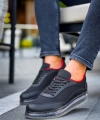 Shoecide Sho181 Rrt İpekyol  Erkek Ayakkabı Sıyah - Kırmızı