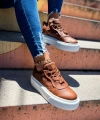 Shoecide Sho187 Cbt Kadın Ayakkabı Taba
