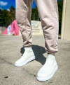Shoecide Sho207 Lastikli Trt Maglieria-t Erkek Spor Bot Beyaz