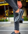 Shoecide Sho2403 Bağcıklı Rahat Yüksek Taban Rugan Rst Erkek Ayakkabı Sıyah