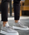 Shoecide Sho2408 Bağcıklı Yüksek Taban Tbt Fusion Erkek Spor Ayakkabı Antrasıt