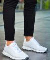 Shoecide Sho2409 - Triko Erkek Ayakkabı Beyaz
