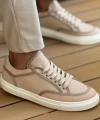 Shoecide Sho2505 - Keten Erkek Ayakkabı Bej/bej