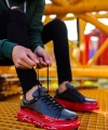 Shoecide Sho254 Bağcıklı Yüksek Taban Özel Tasarım Cst Pittura Erkek Ayakkabı 479 Kırmızı / Beyaz Taban
