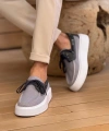 Shoecide Sho2602 - Triko Erkek Ayakkabı Antrasıt