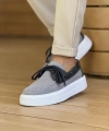 Shoecide Sho2602 - Triko Erkek Ayakkabı Antrasıt
