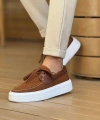 Shoecide Sho2602 - Triko Erkek Ayakkabı Kahve