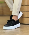 Shoecide Sho2602 - Triko Erkek Ayakkabı Sıyah