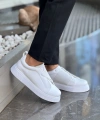Shoecide Sho2603 - İpekyol Erkek Ayakkabı Beyaz