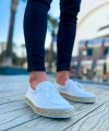 Shoecide Sho311 - Espadril Erkek Ayakkabı Beyaz