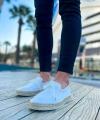 Shoecide Sho311 - Espadril Erkek Ayakkabı Beyaz
