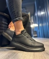 Shoecide Sneakers Ayakkabı 889 Siyah (siyah Taban)