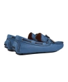 Shoecide Teos Mavi Hakiki Deri Erkek Loafer Ayakkabı