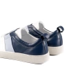 Shoecide Varadero Lacivert-beyaz-mavi Hakiki Deri Beyaz Taban Erkek Spor (sneaker) Ayakkabı