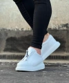 Shoecide Wg010 Beyaz Cilt Erkek Casual Ayakkabı