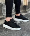 Shoecide Wg010 Siyah Cilt Erkek Casual Ayakkabı