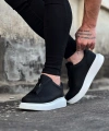 Shoecide Wg010 Siyah Cilt Erkek Casual Ayakkabı