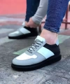 Shoecide Wg011 Beyaz Kömür Erkek Casual Ayakkabı