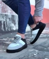 Shoecide Wg011 Beyaz Kömür Erkek Casual Ayakkabı