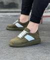Shoecide Wg011 Haki Süet Erkek Casual Ayakkabı