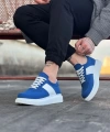 Shoecide Wg011 Mavi Süet Erkek Casual Ayakkabı