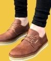 Shoecide Wg013 Bağcıklı Jüt Taban Taba Erkek Günlük Ayakkabı