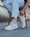 Shoecide Wg016 Bej Triko Erkek Casual Ayakkabı