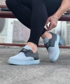 Shoecide Wg016 Gri Triko Erkek Casual Ayakkabı