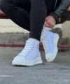 Shoecide Wg017 Beyaz Erkek Yarım Bilek Casual Ayakkabı