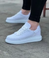 Shoecide Wg018 Beyaz Kot Kumaş Erkek Casual Ayakkabı
