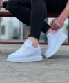Shoecide Wg018 Beyaz Kot Kumaş Erkek Casual Ayakkabı