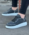 Shoecide Wg018 Gri Kot Kumaş Erkek Casual Ayakkabı