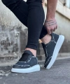 Shoecide Wg018 Gri Kot Kumaş Erkek Casual Ayakkabı