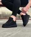 Shoecide Wg018 Kömür Kot Kumaş Erkek Casual Ayakkabı