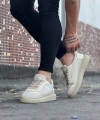Shoecide Wg019 Bej Triko Erkek Casual Ayakkabı