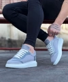 Shoecide Wg019 Gri Triko Erkek Casual Ayakkabı