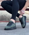 Shoecide Wg019 Haki Triko Erkek Casual Ayakkabı