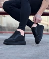 Shoecide Wg019 Kömür Triko Erkek Casual Ayakkabı