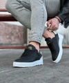 Shoecide Wg021 Siyah Beyaz Erkek Casual Ayakkabı