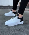 Shoecide Wg022 Beyaz Siyah Erkek Casual Ayakkabı