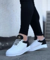 Shoecide Wg022 Beyaz Siyah Erkek Casual Ayakkabı