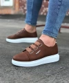 Shoecide Wg026 Taba Kalın Taban Casual Erkek Ayakkabı