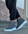 Shoecide Wg03 Gri Erkek Yarım Bilek Bot