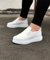 Shoecide Wg049 Beyaz Düz Casual Erkek Ayakkabı