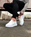 Shoecide Wg049 Beyaz Düz Casual Erkek Ayakkabı